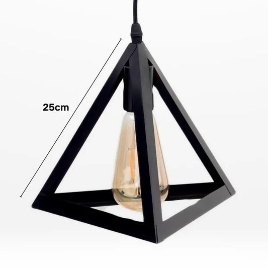 Tiffany Triangle Shape Pendant Hanging Lamp