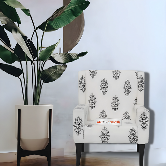 Hume Wing Chair Solid Wood Living Room Chair