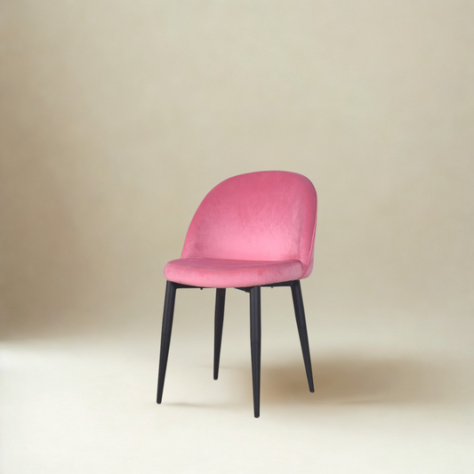 Noel Bar Chair In Premium Pink Color