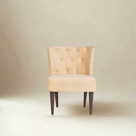 Alexa Chair In Premium Velvet Fabric