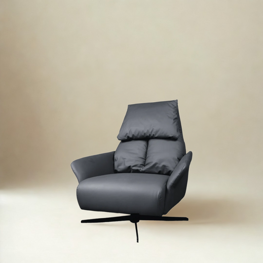 Bane Lounge Chair in leatherette Fabric