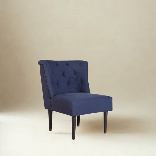 Alexa Chair In Premium Cotton Fabric