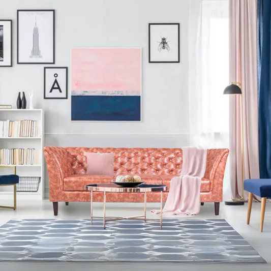 Watson 3 Seater Sofa In Premium Brown Suede Fabric