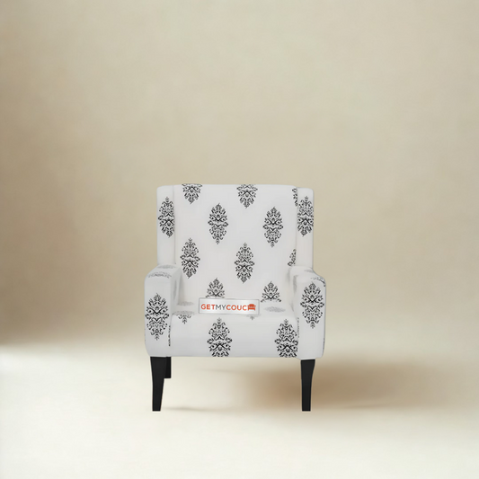 Hume Wing Chair Solid Wood Living Room Chair