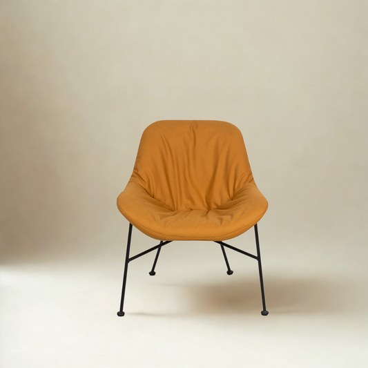 Roselyn Lounge Chair in Premium Suede Fabric