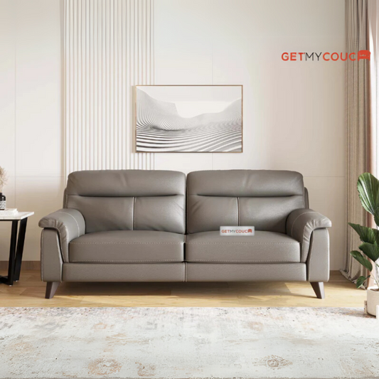 Casto Leather 3 Seater Sofa