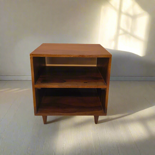 Open Bedside Table In Sheesham Wood