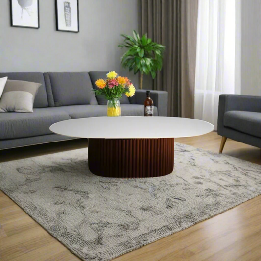 Fredy Coffee Table in Marble top