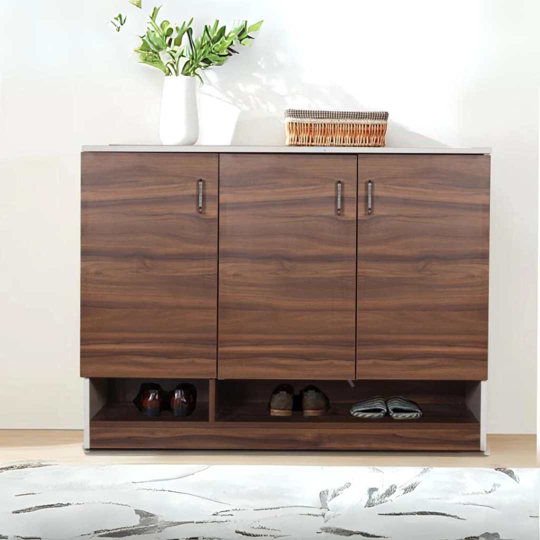 Buy Olivia Engineered Wood Shoe Rack Cabinet With Drawer GetMyCouch