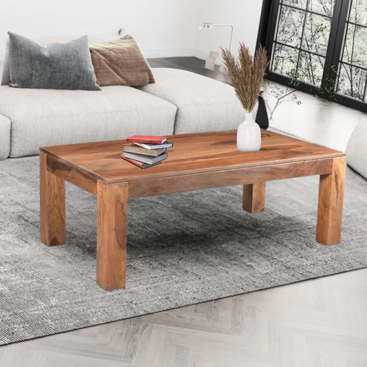 Striado Sheesham Wood Coffee Table