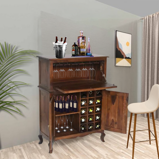 Belgravia Solid Wood Bar Cabinet