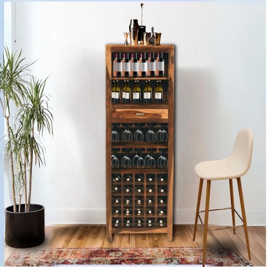 Malster Bar Cabinet in Solid Wood