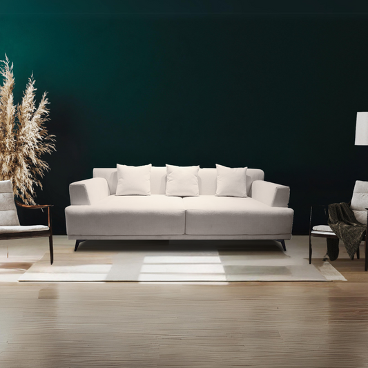 Liam 3 Seater Sofa in Boucle Fabric