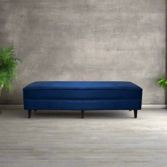 Imperial Bench in Velvet Fabric