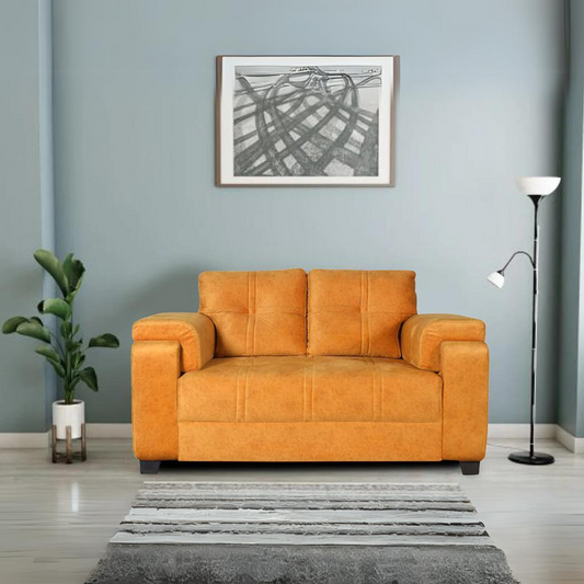 Marina two Seater Sofa In Premium Suede Fabric