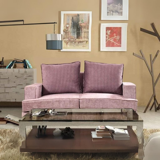 Bogota Two Seater Sofa In Premium Suede Fabric