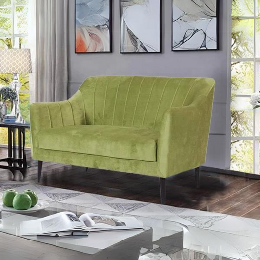 Lucas Sofa In Green Velvet Fabric