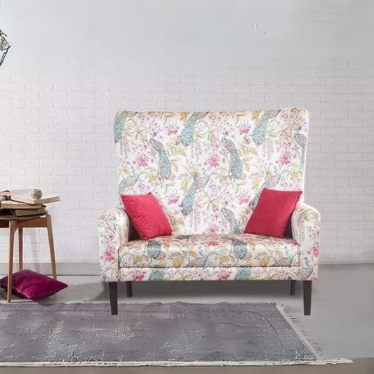 Valdemar Loveseat in Peacock Floral Print