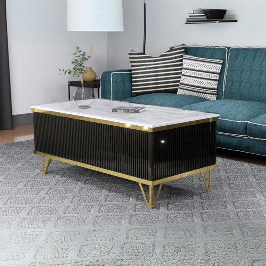 Eve Coffee Table in Marble Top