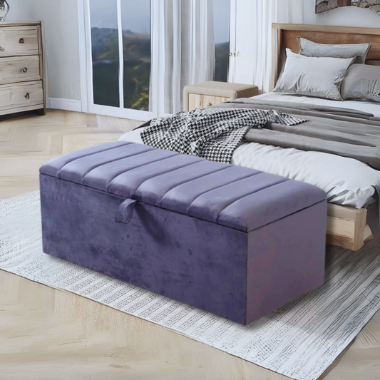 Dihava Upholstered Bench Cum Ottoman with Storage
