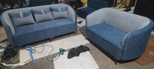 Flair  Sofa Set In Velvet Fabric