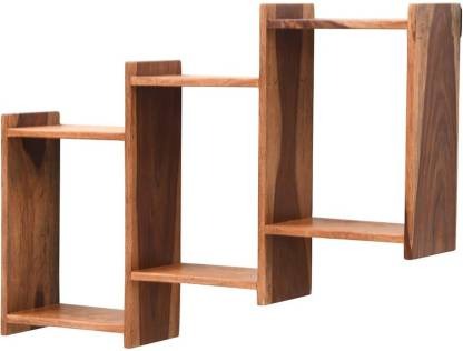 Halena Solid Wood Wall Shelf
