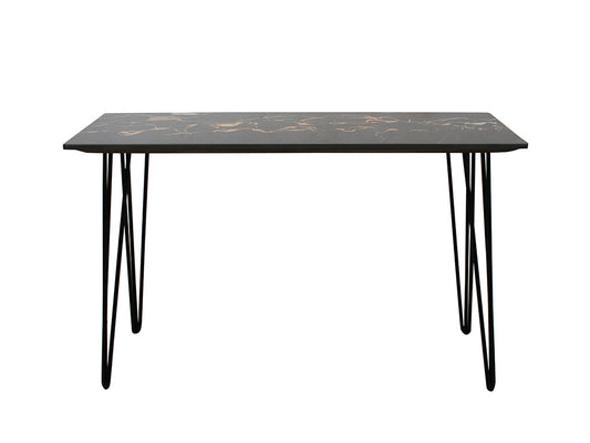 Stella Console In Black Marble Top
