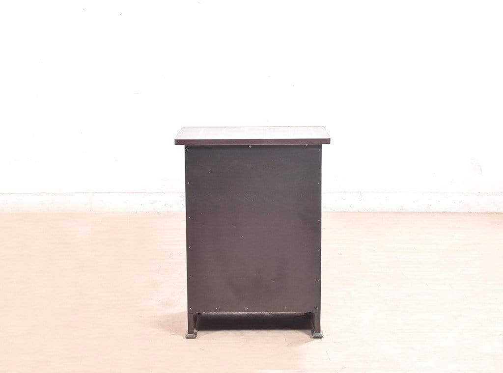 Reden Small Bed Side Table In Brown Finish GMC Express Table FN-GMC-003164