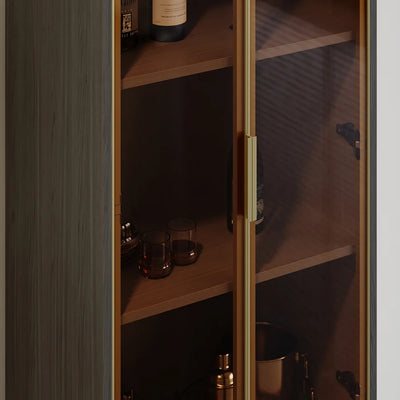 GlassGlow Bar Cabinet