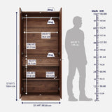 Gingham 2 Door Wardrobe Without Mirror
