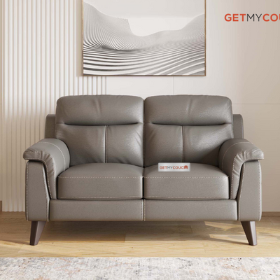 Casto Leather 2 Seater Sofa
