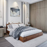 Evaline Engineer Wood Bed With Storage