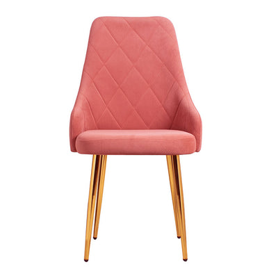 Alaska Dining Cum Lounge Chair in Golden Legs