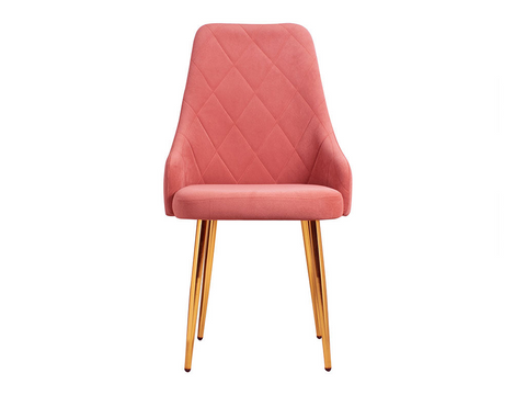 Vegas Composite Top With Alaska Chair 6 Seater Set in SS Golden Base