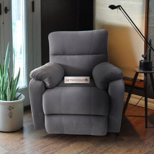 Octane 360° Revolving Recliner In Velevt Fabric