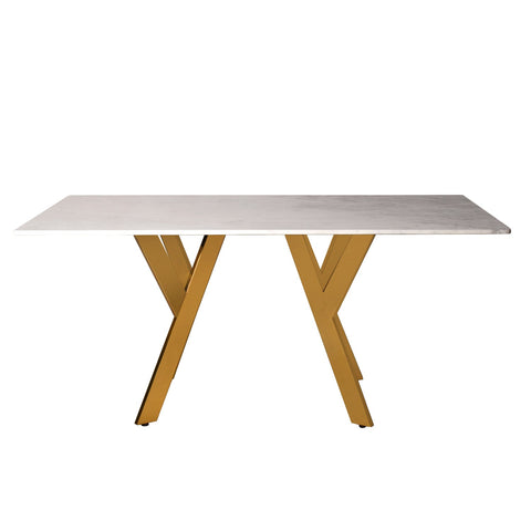 Wellington Marble Dining Table With Alaska Dining Chair