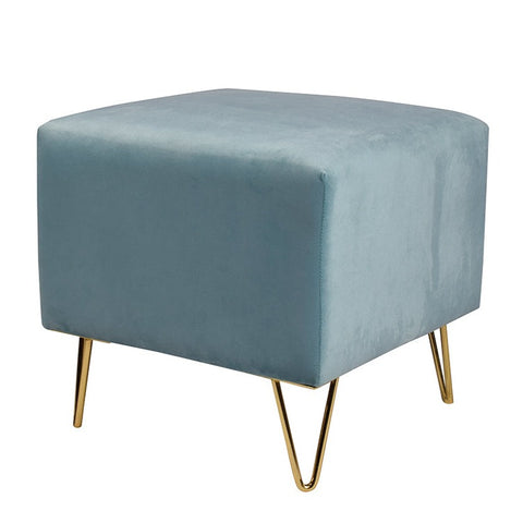 Anslay Ottoman With Golden Legs