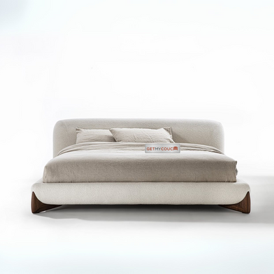 Oslo Upholstered Bed in Premium Boucle Fabric
