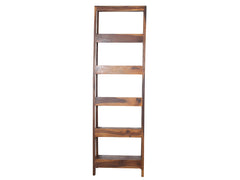 Ladder Bookshelf Display Unit In Sheesham Wood