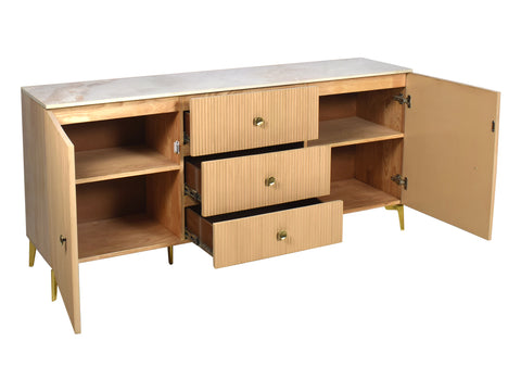 Scandivian Sideboard  with Marble Top