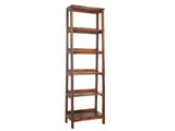 Ladder Bookshelf Display Unit In Sheesham Wood