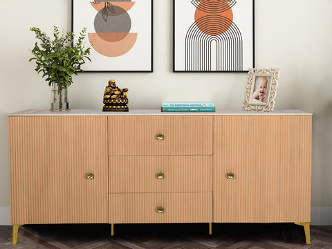 Scandivian Sideboard  with Marble Top