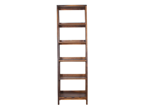 Ladder Bookshelf Display Unit In Sheesham Wood