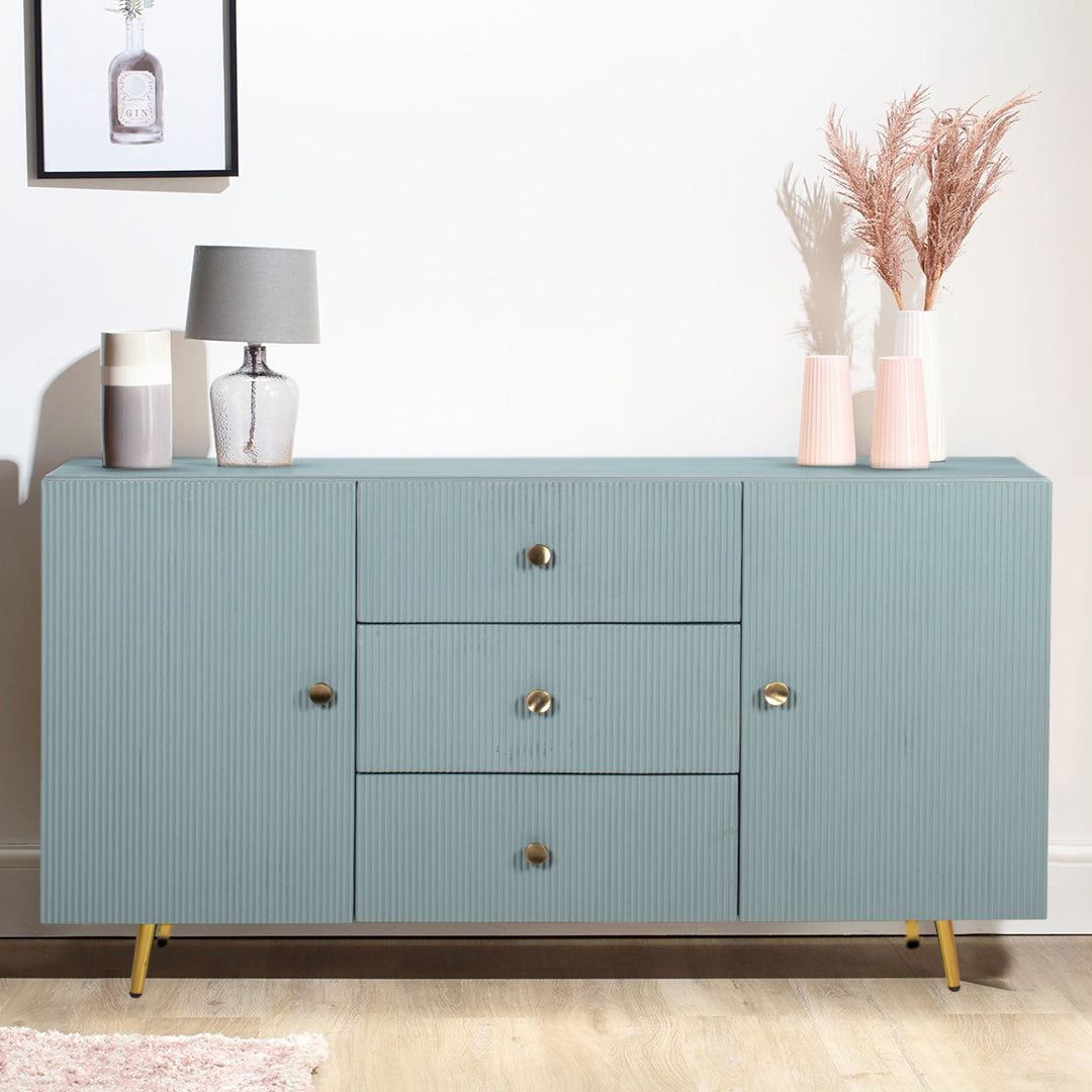 Bocado Sideboard In Cloudy Blue Finish