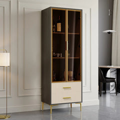 GlassGlow Bar Cabinet