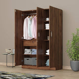 Gingham 3 Door Wardrobe Without Mirror