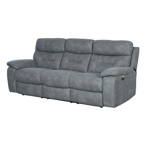Paradise 3 Seater Motorized Recliner in Grey Color
