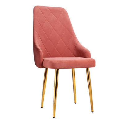 Alaska Dining Cum Lounge Chair in Golden Legs