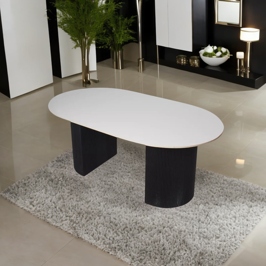 Felix 4 Seater Marble Dining Table