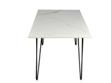 Stella 4 Seater Marble Dining Set With Noel Chairs